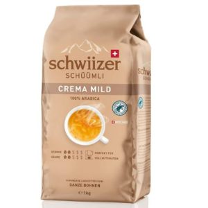 ☕ Schwiizer Schüümli Mild Ganze Kaffeebohnen 1kg für 11,69€ (statt 19€)