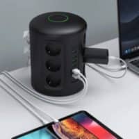 🔌 Aukey Mehrfachsteckdose - 12x Steckdosen &amp; 6x USB für 18,59€