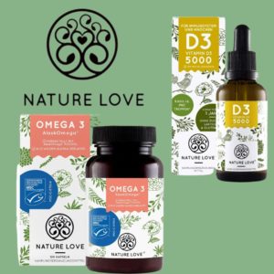 Natürliche Vitamine und Nahrungsergänzung von Nature Love zu Bestpreisen