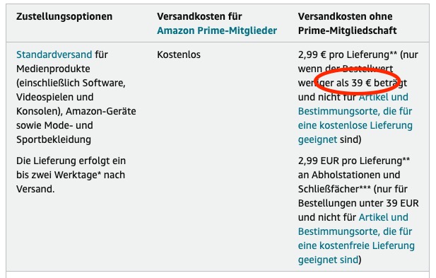  Angepasste Versandkosten // Prime Lite kommt, Smile geht