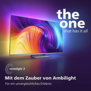 55" Ambilight-TV Philips 55PUS8837/12 The One ab 777€ (statt 940€) - 120 Hz, HDMI 2.1, VRR