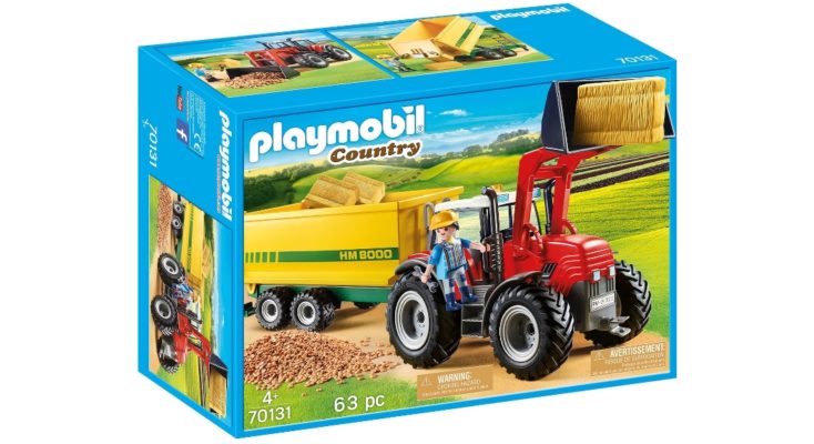 Playmobil Riesentraktor mit Anhänger