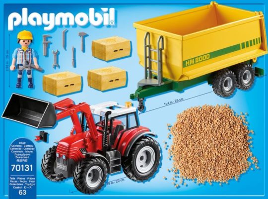 Playmobil Riesentraktor mit Anhänger