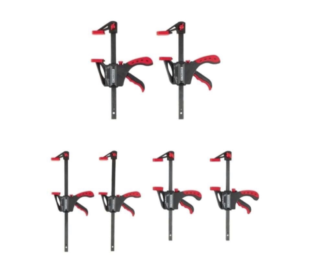 oder Griffen Schnellspannzwingen-Sets, 2er Lidl) PARKSIDE Set ergonomischen ( mit 4er