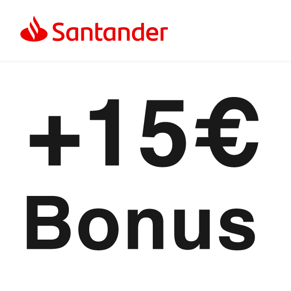 💸 Kostenloses Santander Tagesgeldkonto mit 15€ Bonus mit 2,3% Zinsen
