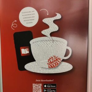 Kostenloses Heißgetränk im Hugendubel Cafe mit App bis 31.01.2023