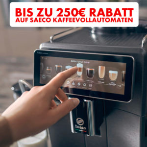 🇮🇹 Bis zu 250€ Rabatt auf Saeco Kaffeevollautomaten ☕️ z.B. SM6580/00 GranAroma für 579€ (statt 682€)