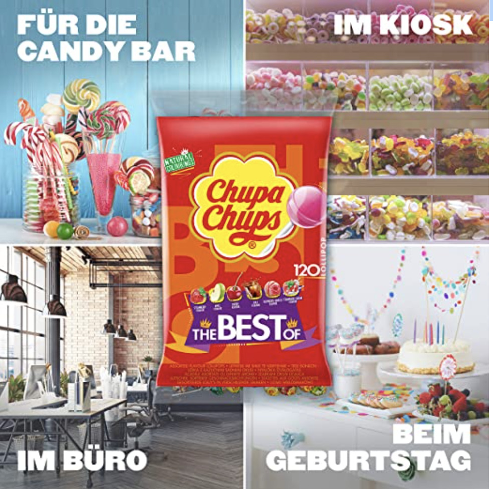 Thumbnail 🍭120x Chupa Chups Lollies Best of Lutscher-Beutel - verschiedene Sorten