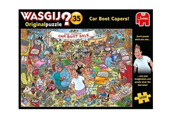 Jumbo Spiele Puzzle Wasgij Original 35 Flohmarkt-Chaos