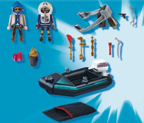 Playmobil-Set Polizei-Jetpack: Festnahme des Kunsträubers