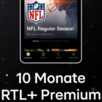 ⚽️🏈 RTL+ 10 Monate Season Pass mit UEFA Europa League + Conference League + NFL Saison & Super Bowl uvm.