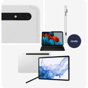 Samsung Galaxy Tab S8 (256GB &amp; 5G) inkl. S-Pen + Book Cover Keyboard für 799€
