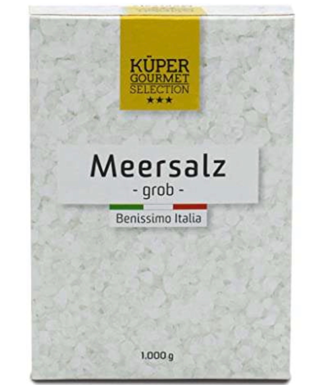 🧂Küper Selection: 1kg grobes Meersalz aus Italien für 1,29€ (statt 2,49€) 👨‍🍳