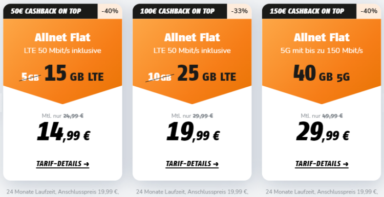 Klarmobil Cashback