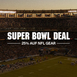 Super Bowl Deal 🏈 25% auf NFL Gear bei KICKZ 🏟️ über 200 Artikel reduziert