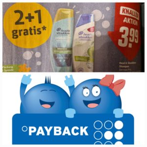 3 Head & Shoulders für umgerechnet 5,68 Euro statt 11,97 Euro, dank Payback ( ggf. personalisiert ) ab nächste Woche bei Rewe
