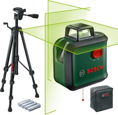 Bosch Kreuzlinienlaser AdvancedLevel 360 mit Premium-Stativ