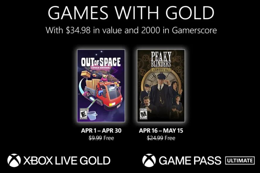uitgehongerd Beschietingen blootstelling Gratis Xbox Games with Gold (April 2023)