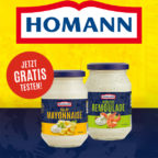 Homann Mayonnaise oder Remoulade mit Gratis-testen-Sticker
