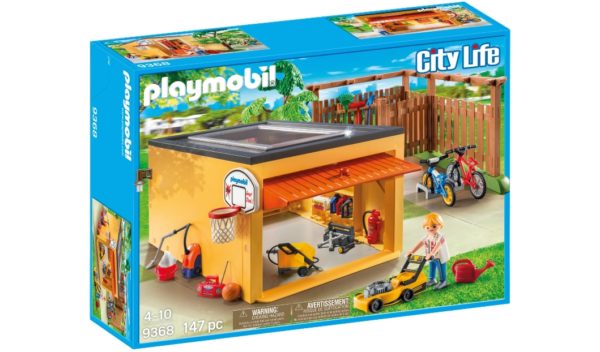 Playmobil City Life 9368 pas cher, Garage avec emplacements pour vélos