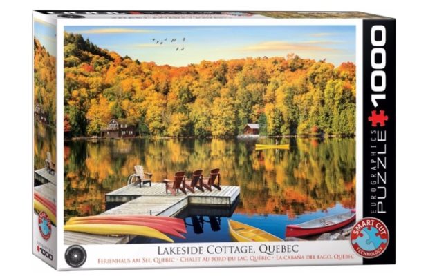 Puzzle Eurographics Ferienhaus am See in Quebec