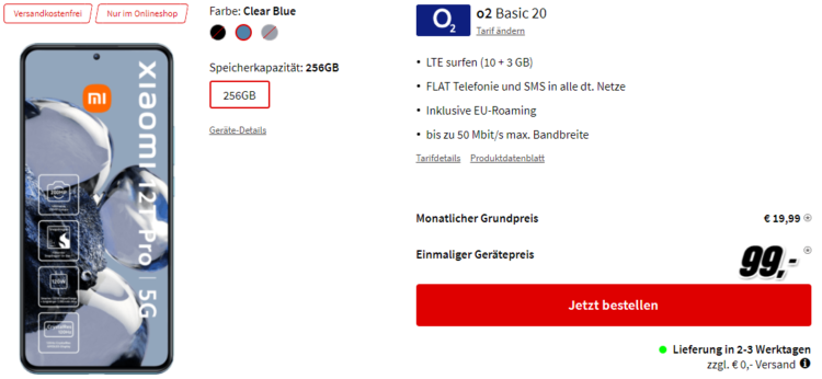 Xiaomi 12 T Pro im o2 Basic 20