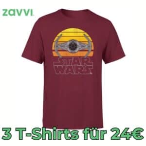 Zavvi: 3 T-Shirts für 24€ - Star Wars, Marvel, Pokémon & mehr (zzgl. Versand)