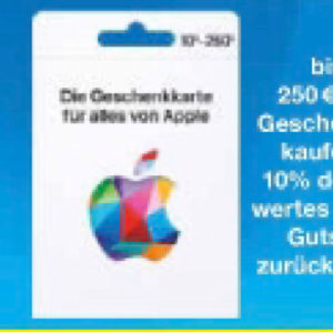 Netto: Apple Geschenkkarte: 10% als netto Gutschein