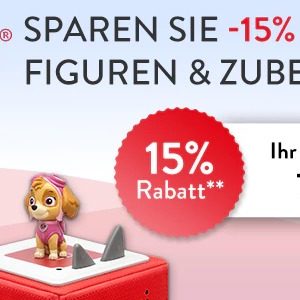15% Rabatt auf Toniboxen, Figuren und Zubehör bei Hugendubel z.b. Tonie - Disney: Winnie Puuh auf großer Reise für 9,25€