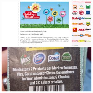 Mindestens 4 Produkte von Viss, Domestos, Coral und Sieben Leben im Wert von 6 Euro kaufen und 4 Euro Rabatt bekommen- nur bei Edeka- an Schnellkassen ( ggf. regional Südbaden )