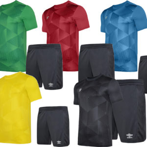 umbro Kinder Sport-Set ⚽️ Fußball Trikot &amp; Shorts für 9,99€ (zzgl. Versand) // ab 3 Sets versandkostenfrei