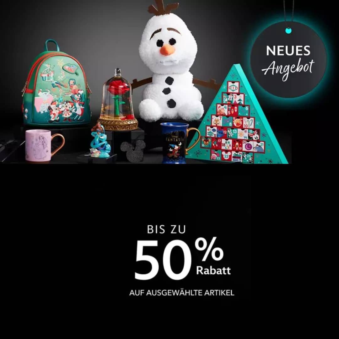 ✨Disney Store: bis zu 50% Rabatt &amp; Geschenk GRATIS ab 85€ MBW
