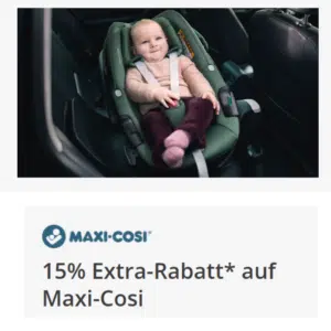 Thumbnail 15% Rabatt auf Maxi Cosi bei babywalz