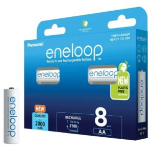 🚀 Panasonic eneloop AA Batterien 8er Pack für 17€ (statt 23€) 🤩