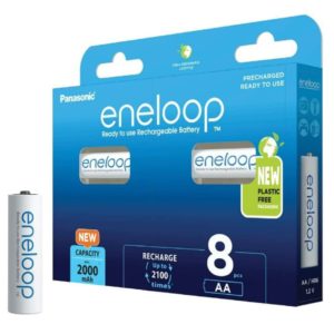 Panasonic eneloop AAA Batterien 8er Pack für 16,49€ ✔️ Ready-to-Use + 800 mAh