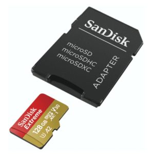128GB SanDisk Extreme A2 U3 V30 190MB/s microSD