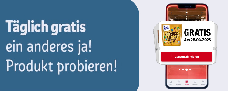 Gratis Produkt von ja!