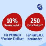 dm: 10% extra Payback-Punkte fürs Einlösen + 250 Punkte für Neueinsteiger