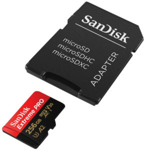 Sandisk Extreme PRO microSD 256GB Speicherkarte