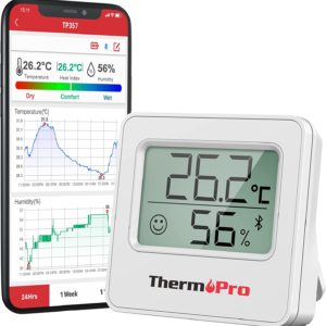 ThermoPro TP357 Bluetooth Hygrometer für 10,97€ (statt 15€)