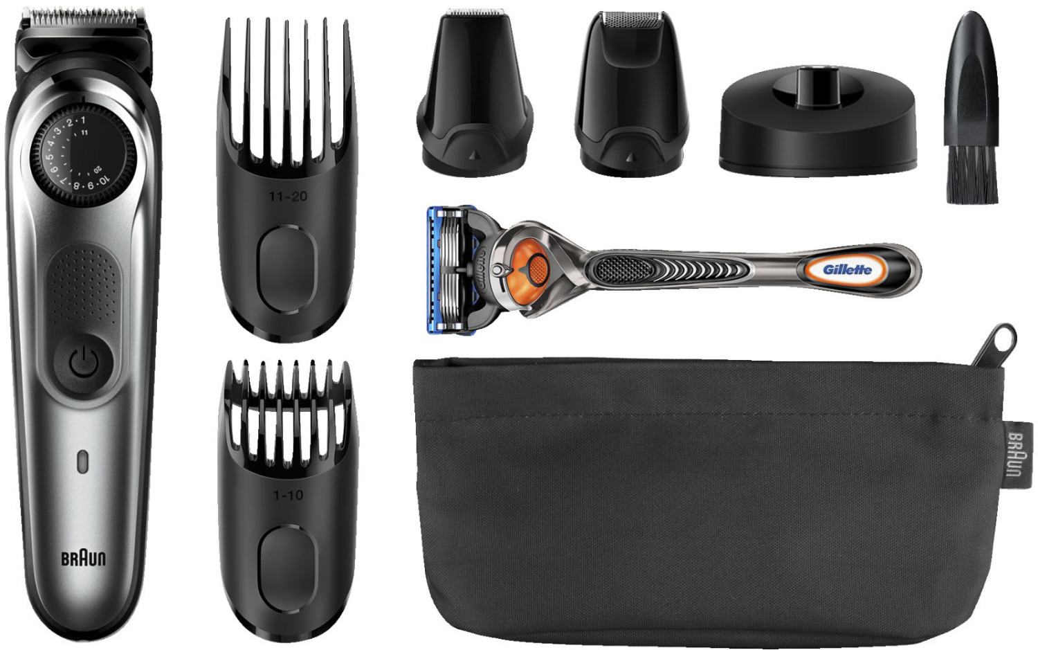 🪒 Braun BT7040 Barttrimmer und Haarschneider inkl. Gillette Fusion5 ...