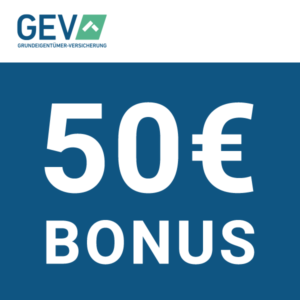 Exklusiv 💥 GEV Versicherung: private Haftpflichtversicherung + 50€ Bonus on Top!