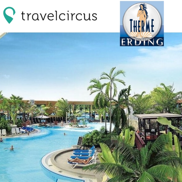 🌴 Therme Erding: Tageskarte inkl. 1 Nacht im Hotel nach Wahl zu Zweit ab 138€