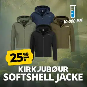 Thumbnail KIRKJUBØUR Hestur Softshelljacke 10.000mm Wassersäule in versch. Farben für 25,99€ zzgl. Versand