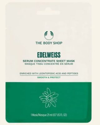 2023 05 15 21 27 24 Edelweiss Serum Konzentrat Tuchmaske   Gesichtsmasken   The Body Shop