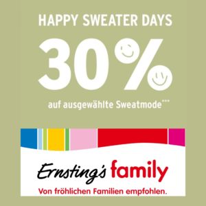 Ernsting's Family: 30% auf Sweater