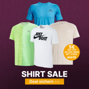 👕 Mega Shirt Sale: mind. 30% Rabatt auf Shirts von Nike, adidas uvm.