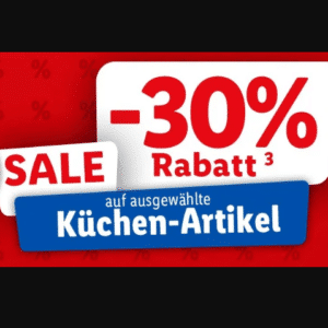 Lidl: 30% auf ausgewählte Artikel