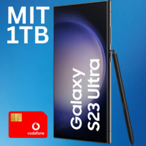 Eff. GRATIS! 💪 Samsung Galaxy S23 Ultra (1TB!) für 509€ + 35GB 5G &amp; LTE Vodafone Allnet für 34,99€/Monat + 50€ Wechselbonus (Vodafone Smart Lite Spezial)
