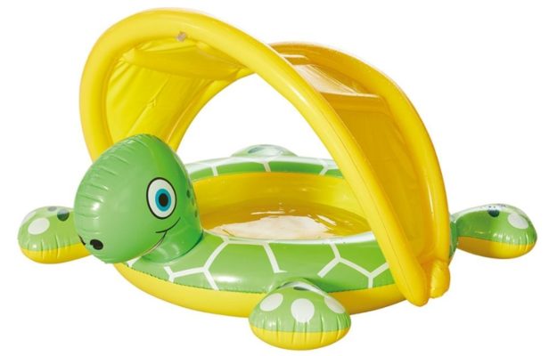 Happy People Babypool Schildkröte mit verstellbarem Sonnendach